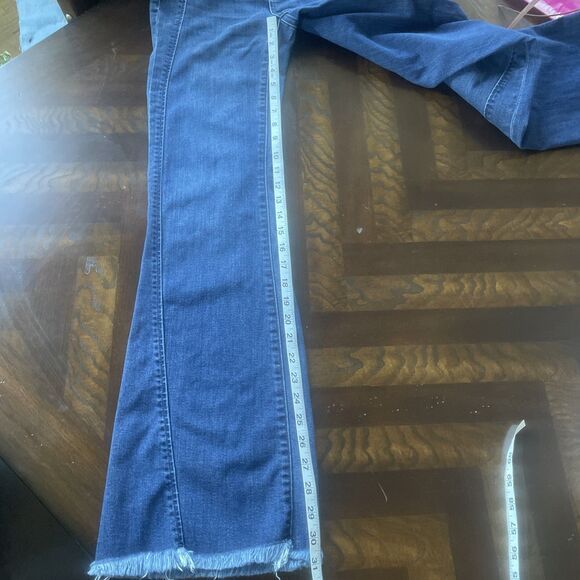 Liverpool Straight Blue Jeans Size 2 Size 26 Raw Hem - Picture 12 of 13